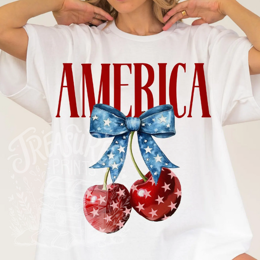 America Cherries Tee