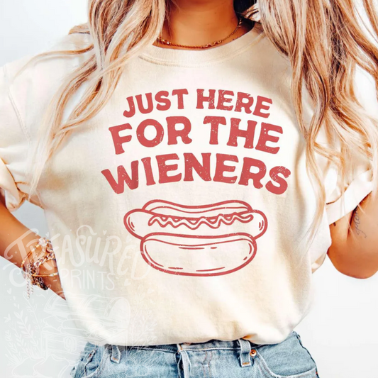 Just Here For The Weenies Tee