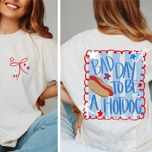 Bad Day To Be A Hot Dog Tee