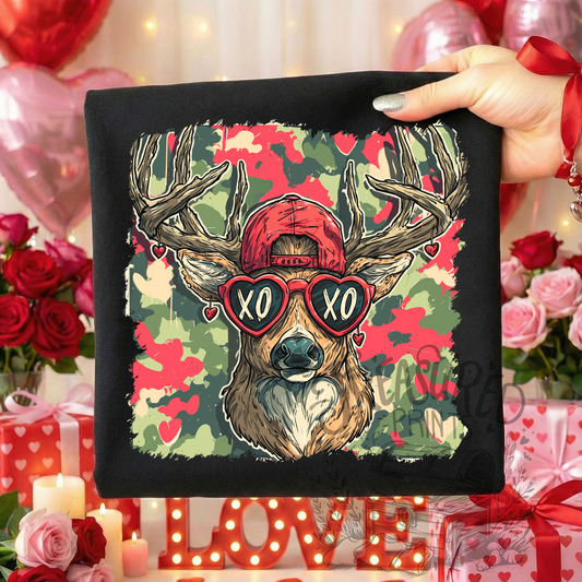 XOXO Camo Deer Tee