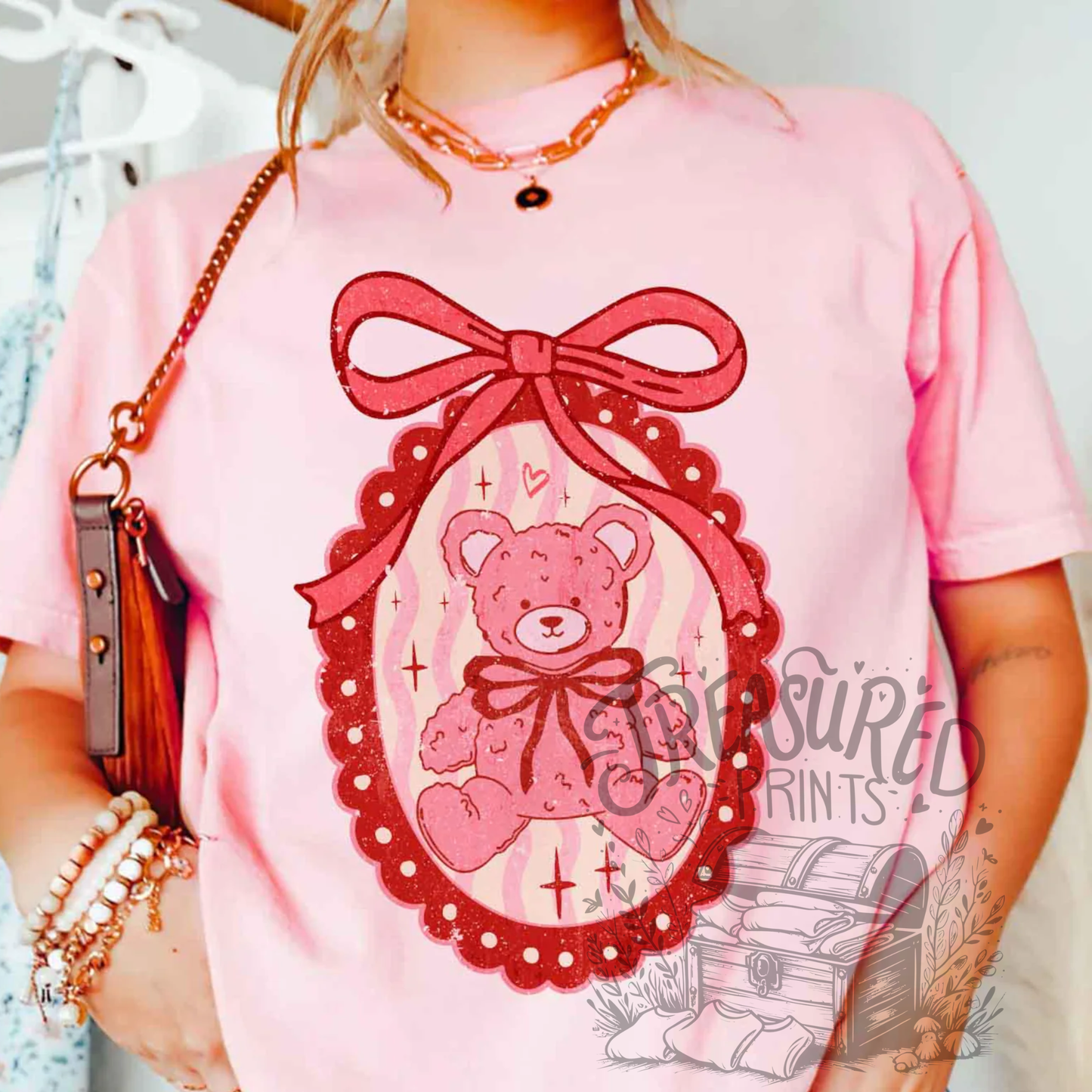 Pink Teddy Tee