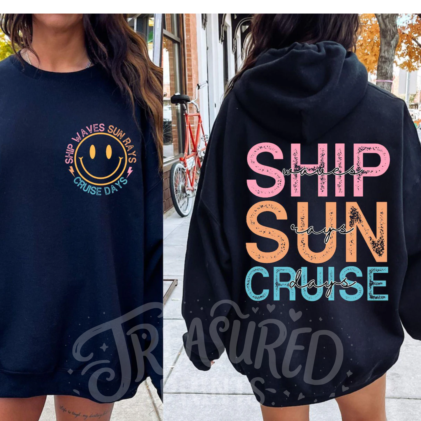 Sun, Ship, Cruise Tee