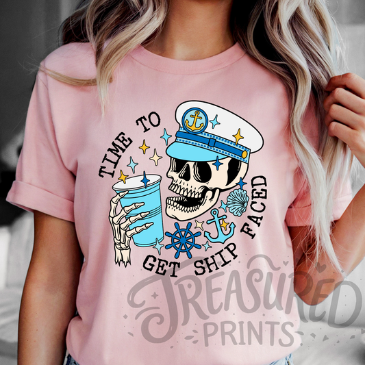 Time To Get Shipfaced Tee