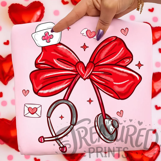 Preppy Nurse Valentine's Tee