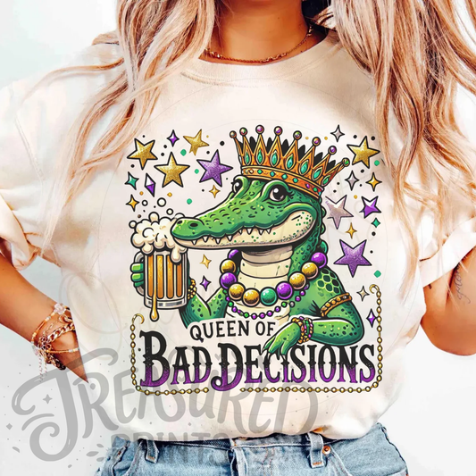 Queen Of Bad Decisions tee