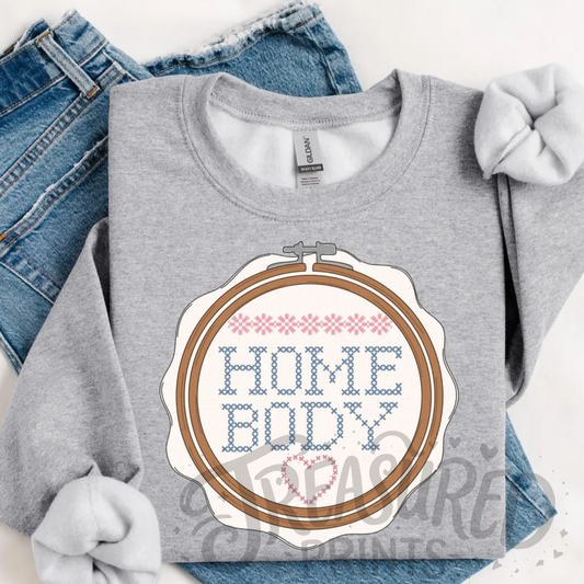 Homebody Crossstitch Tee