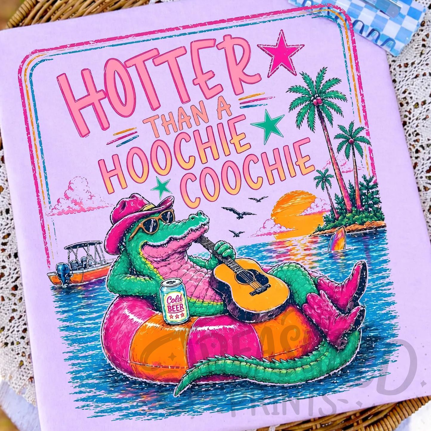 Hotter Than A Gator Hoochie Coohie Tee