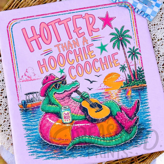 Hotter Than A Gator Hoochie Coohie Tee