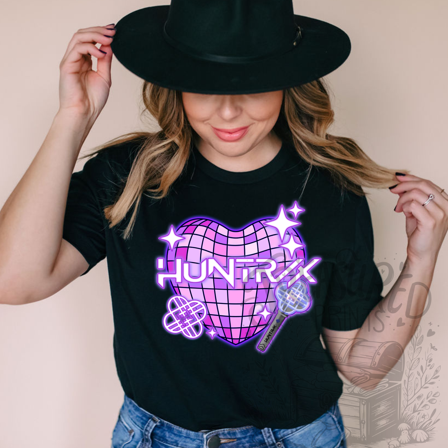 Huntrix Disco Heart Tee