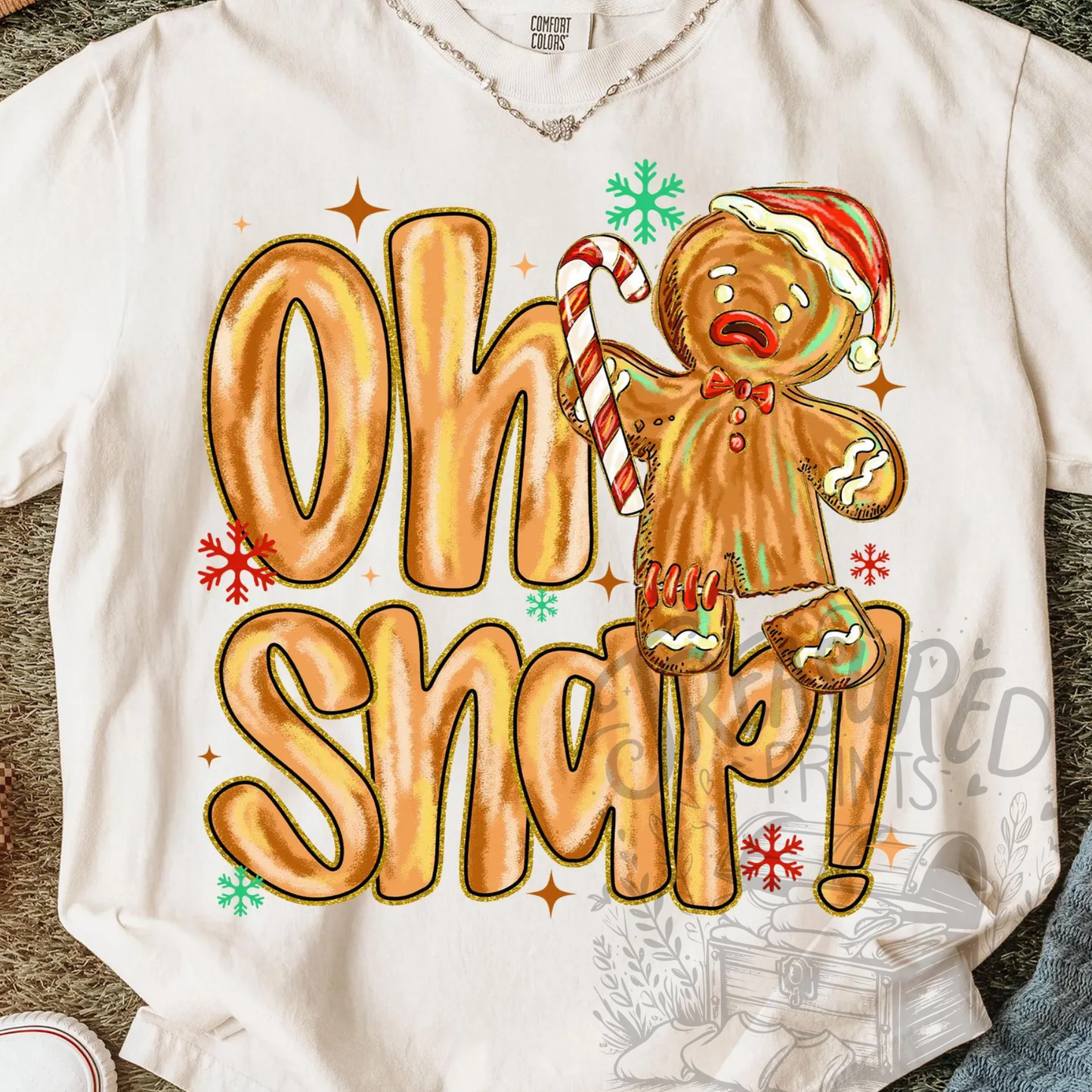 Brushstroke Oh Snap! Tee