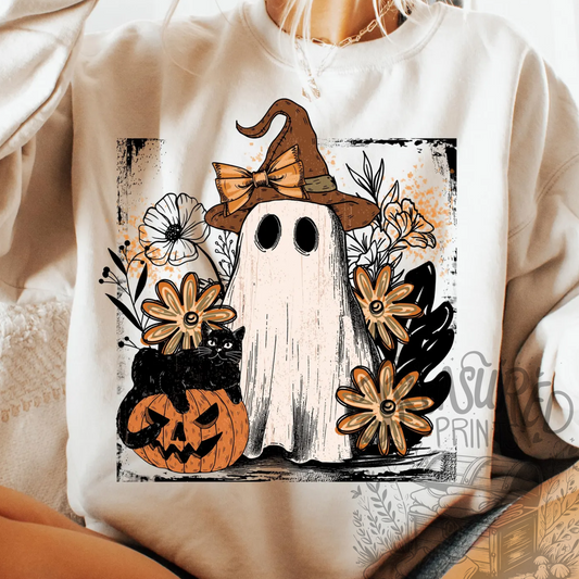 Floral Fall Ghost Tee
