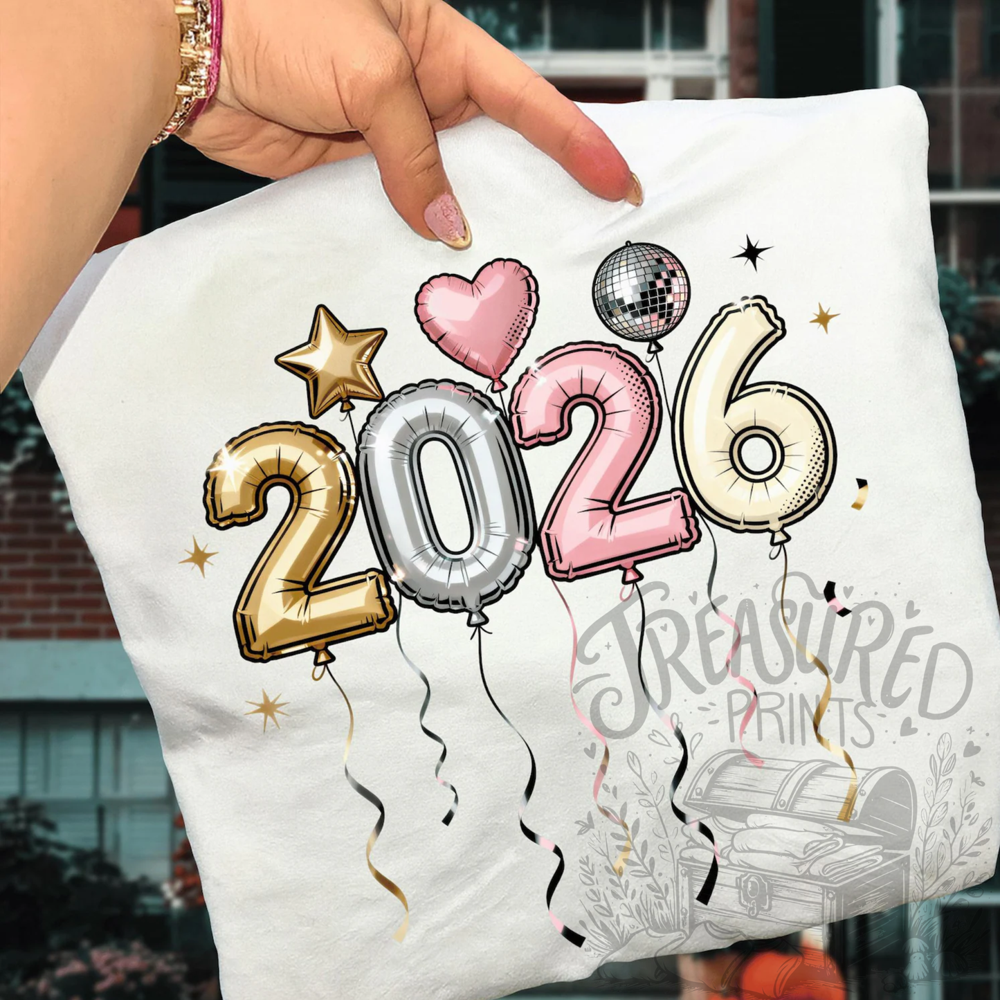 2026 Foil Balloon Tee