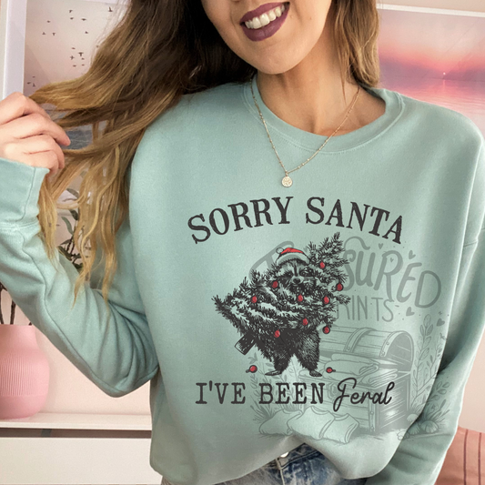 Sorry Santa, I've Been Feral Tee