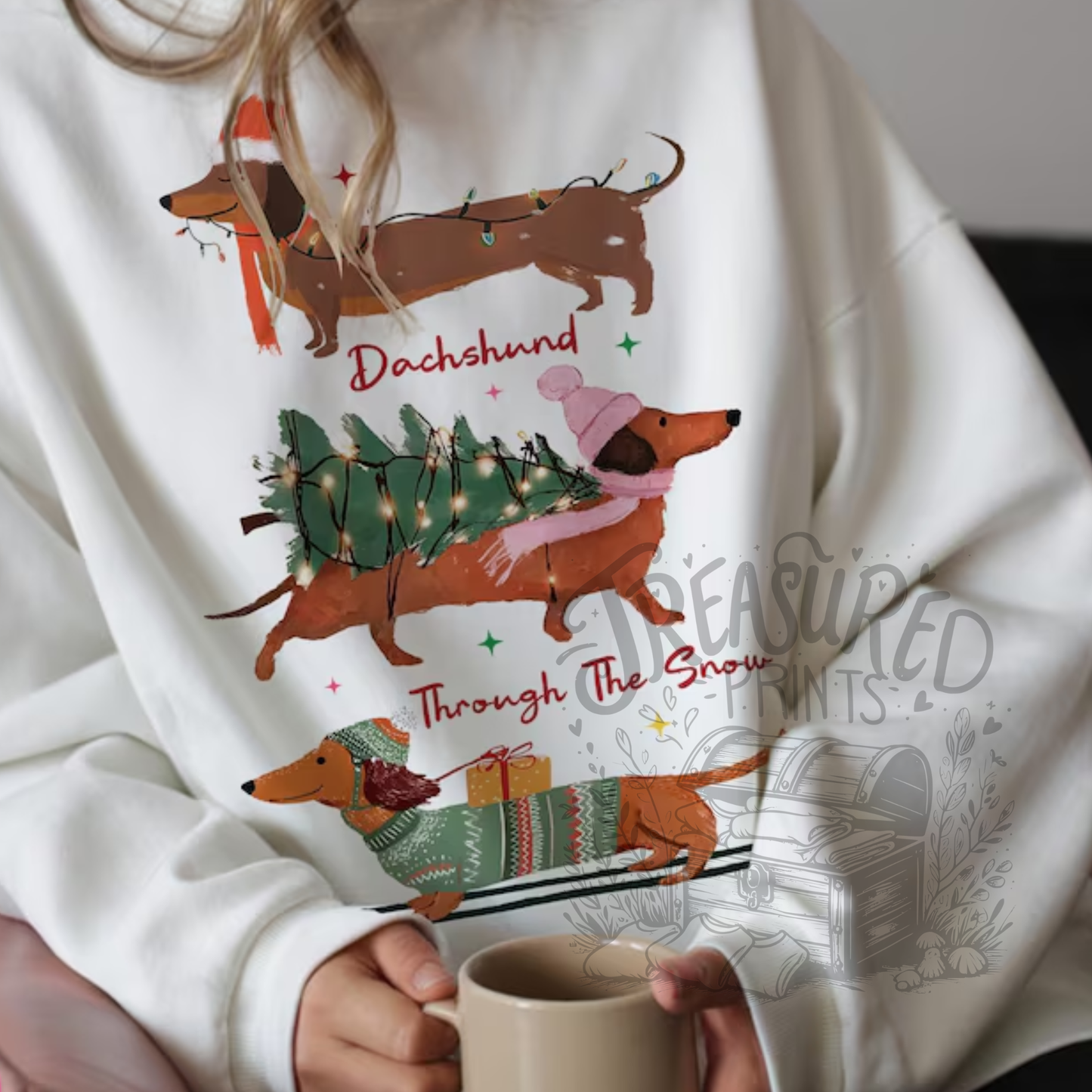 Dachshund Through The Snow Tee