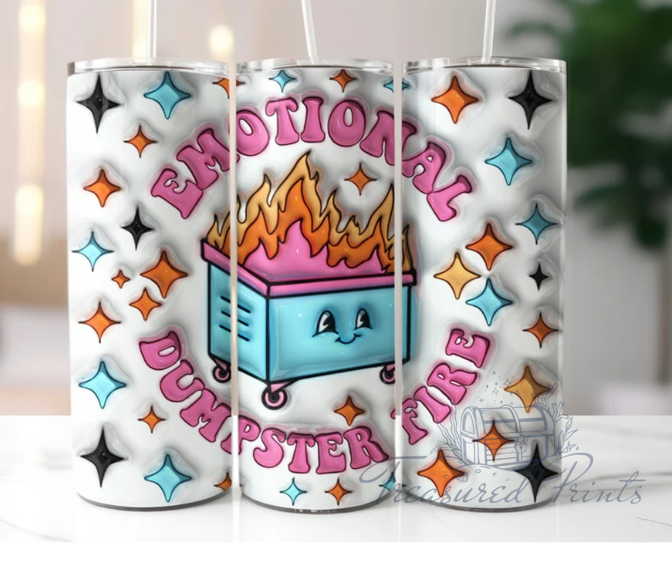 Emotional Dumpster Fire 20oz Tumbler