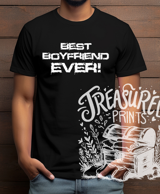 BEST BOYFRIEND EVER Distressed Tee