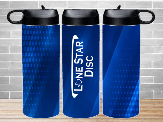 Lonestar Blue Abstract 20oz Water Bottle