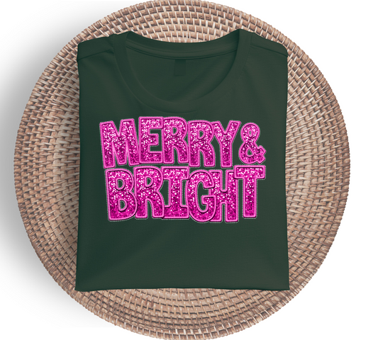 Merry & Bright Faux Sequins