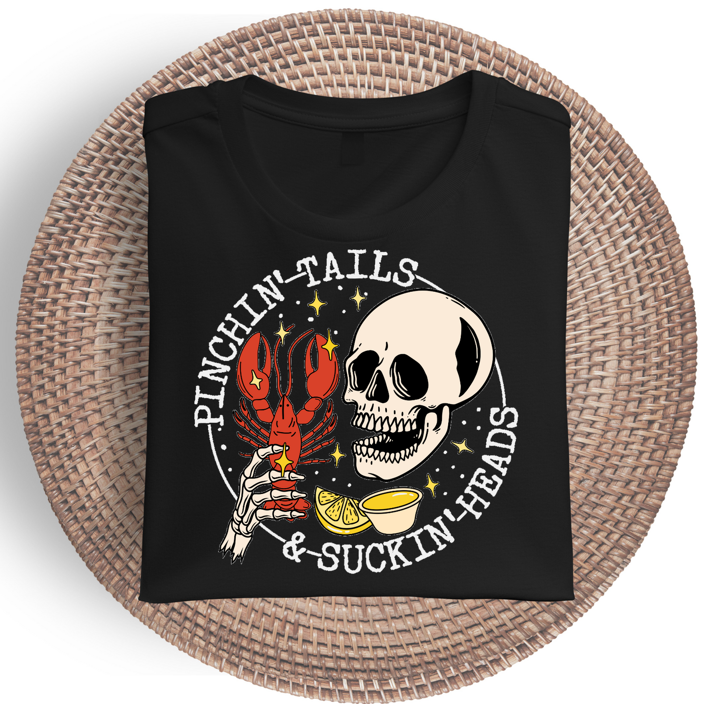 Pinchin' Tails & Suckin' Heads Skully