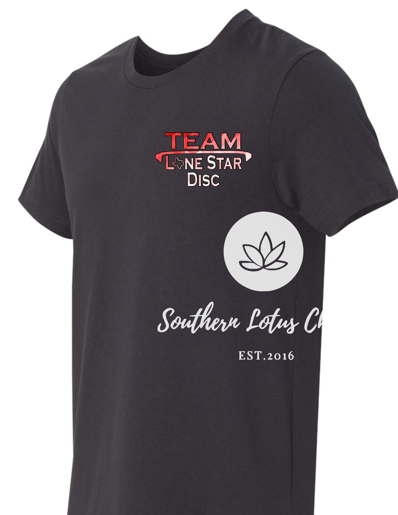 Team Lonestar Disc-Red Abstract