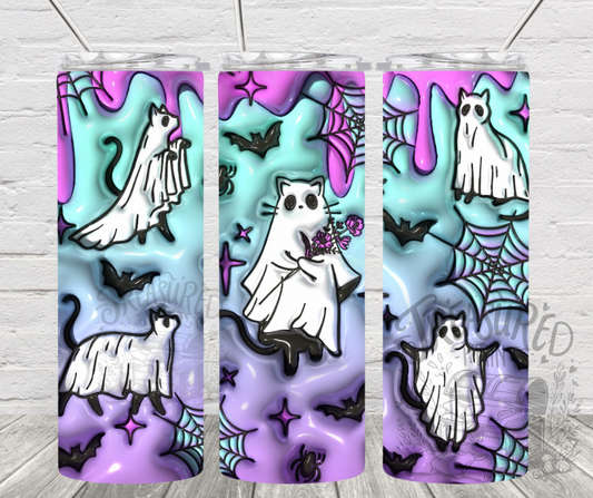 Spooky Ghost Kitties  20 oz Tumbler