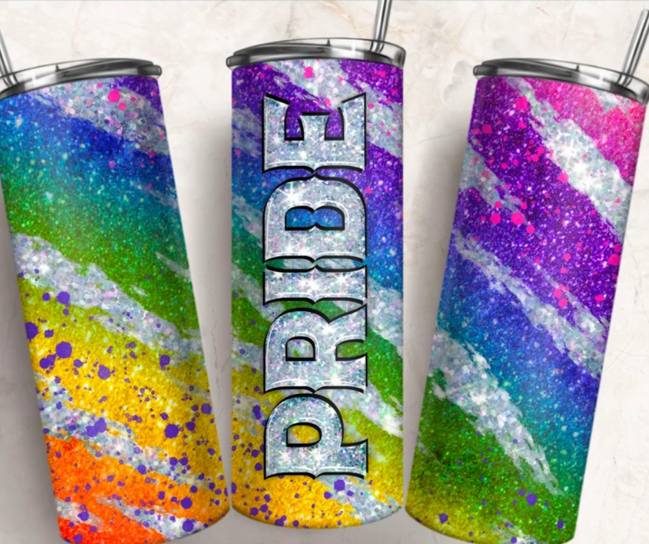 Pride Glitter 20oz Tumbler