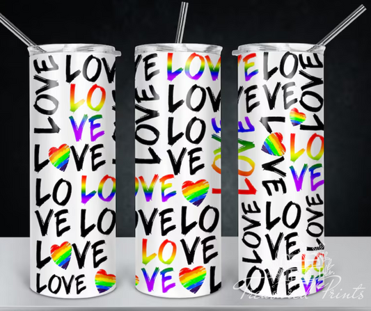 Love Rainbow 20oz Tumbler