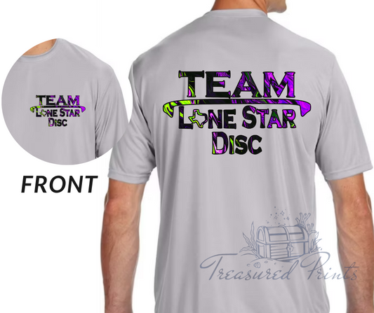 Purple & Green Abstract Lonestar Disc
