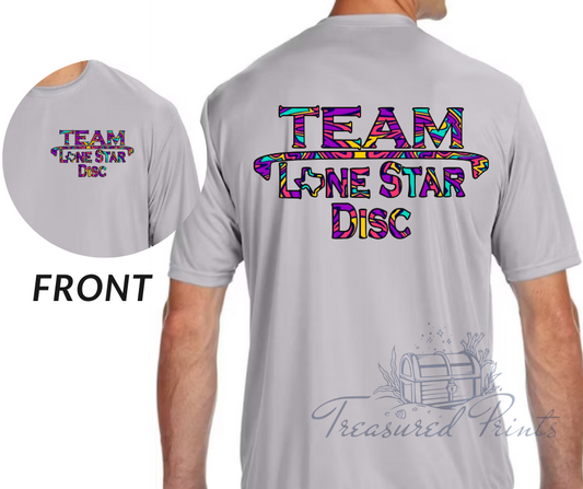 Mutli Color Abstract Lonestar Disc