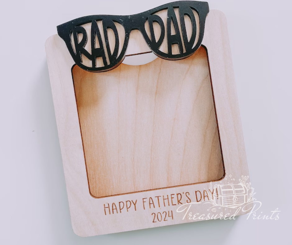 Rad Dad Photo Magnet For Father's Day