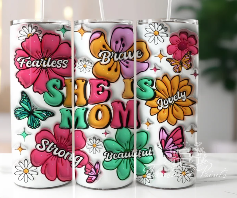 She Is Mom 20oz Tumbler