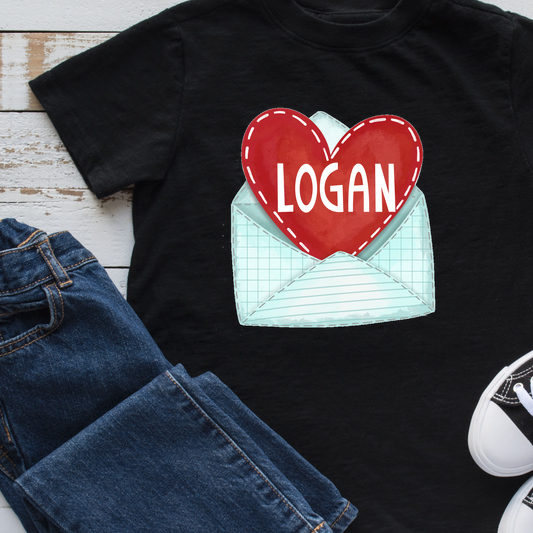 Custom Valentine's Letter Tee