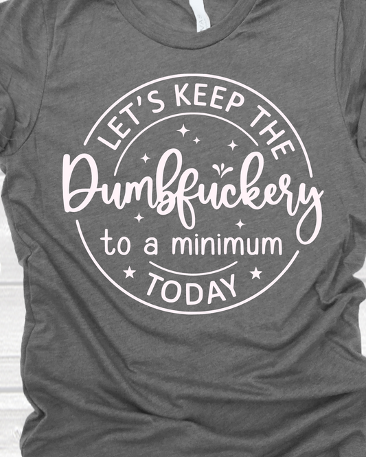 Let's Keep It To A Minimum